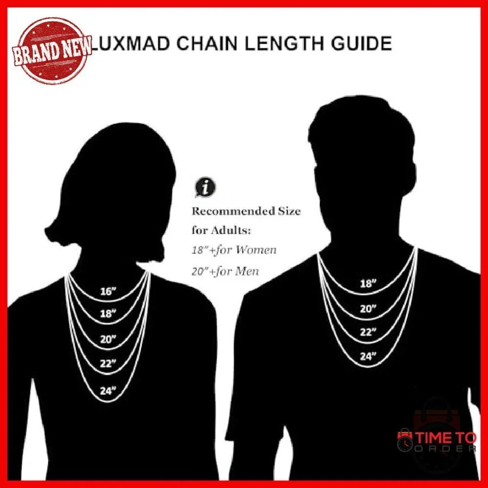 14K Gold Cable Chain Necklace 16-24